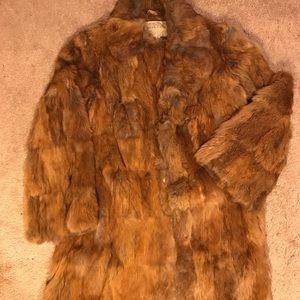 Dino Ricco large rabbit fur jacket AA91